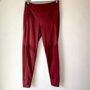 Free People Movement Lira Leggings Mesh Wine M